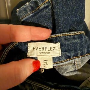 Maurices Everflex Flare Jeans in Dark Blue